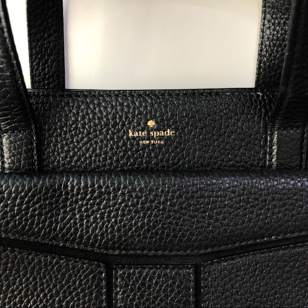 KATE SPADE CHANTEL BRIDGE PLACE BOW LEATHER PURSE - Picture 2 of 7